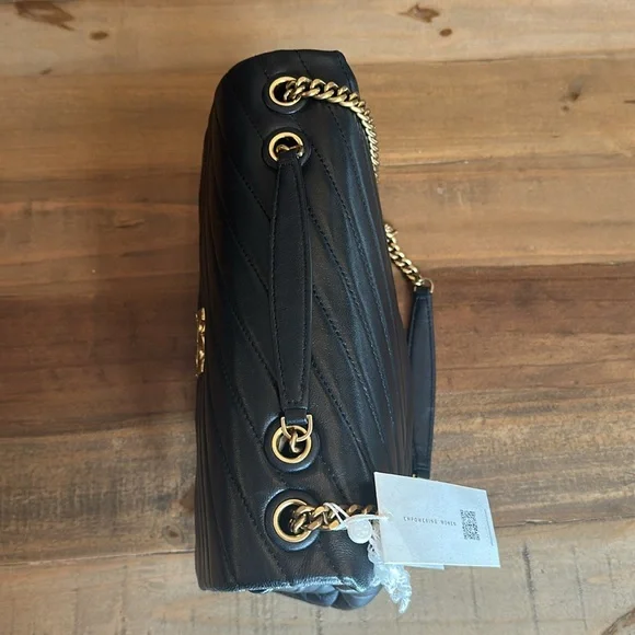 Tory Burch Kira Chevron Convertible Purse/ Bag - Picture 8 of 16